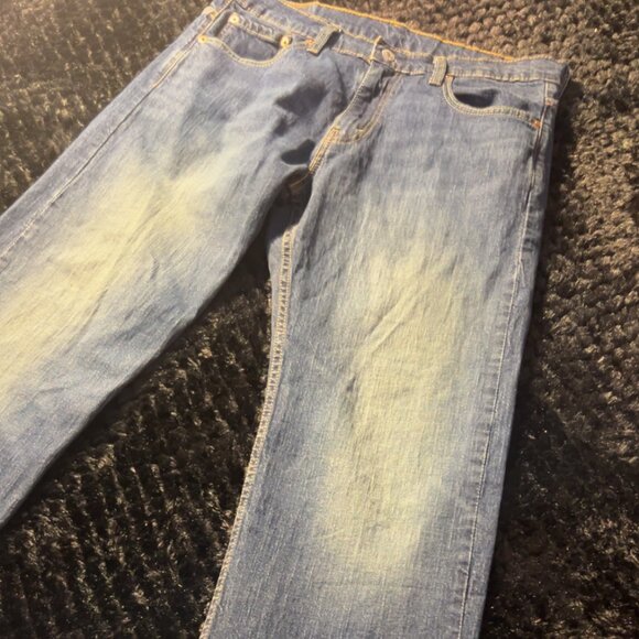 Levi’s 569 Loose Straight Baggy Jeans W32 L32 Blue Y2K Streetwear - Picture 3 of 6